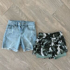 Bundle of 2 girls shorts size 7/8